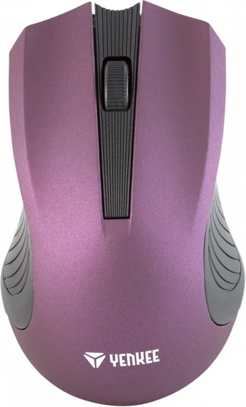 2.4GHz optical symmetrical wireless mouse, 3 buttons, Purple