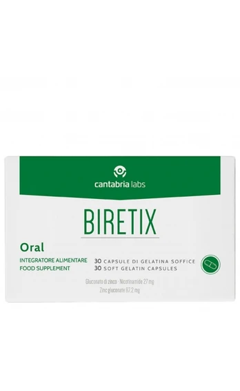 BIRETIX Maisto papildai, 30 kapsulių