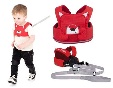 Vaiko saugos diržas nuo pasiklydimo Trunki Felix, tekstilė, raudona