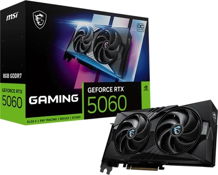 MSI GeForce RTX 5060 Gaming X (RTX 8GB GDDR7 vaizdo plokštė