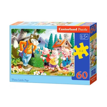 Puzzle 60 pcs. Three Little Pigs