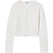 Mayoral Kardiganas 6354 Balta Regular Fit
