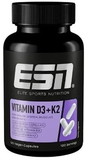 Vitaminas D3 + K2 ESN 120 kapsulių