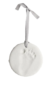 BamBam - Clay Hand/Footprint Hanger - White