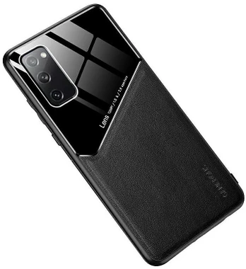 Telefono dėklas Mocco Lens Leather Back Case, Xiaomi Mi 11, juoda
