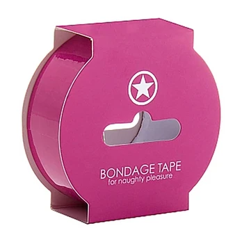 Ouch! Non Sticky Bondage Tape - 17,5 Meter - Rožinė