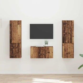 TV staliukas 3 pcs Senovinis medis