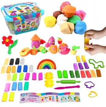 Maksik Kūrybinis rinkinys Trolls Creatures Plastilinas Žaidimo tešla formų modeliavimui