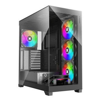 Korpusas, XILENCE, ATX / micro ATX / Mini-ITX, juodas, Midi Tower, PC, X818.ARGB