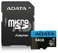 ADATA microSDXC UHS-I Class 10 64GB Premier with Adapter A1