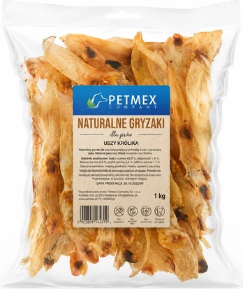 PETMEX Uszy Królika 1kg