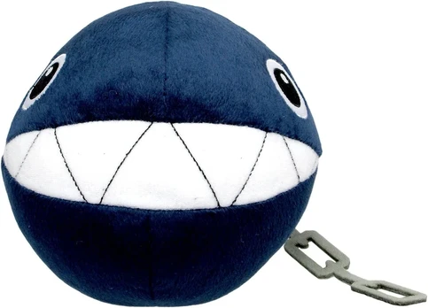 San-Ei Together Plus Nintendo Chain Chomp pliušinis žaislas 5.5"