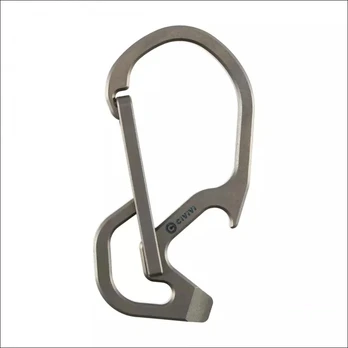 Raktų karabinas Civivi Click Gray Titanium CA-01A