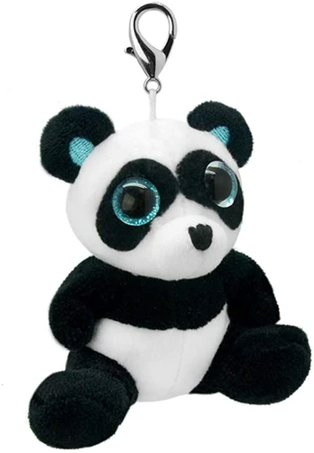 Pliušinis žaislas Wild Planet Panda 51904, rudas/baltas, 8 cm