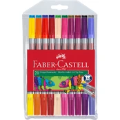 Faber Castell Doppelfasermaler 20er Dėklas kaina