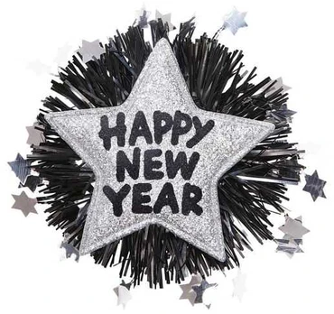 Widmann Sølv Happy New Year broche