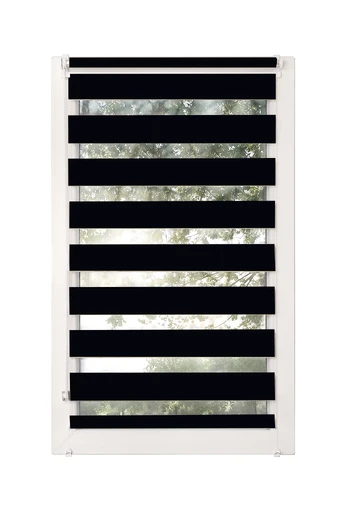 Ritininė užuolaida Karpol Mini Basic, juoda, 77 cm x 150 cm