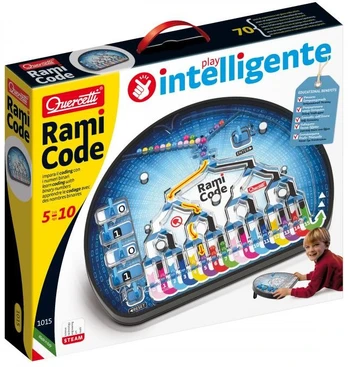 Interaktyvus dvejetainių skaičių žaidimas Quercetti Rami Code
