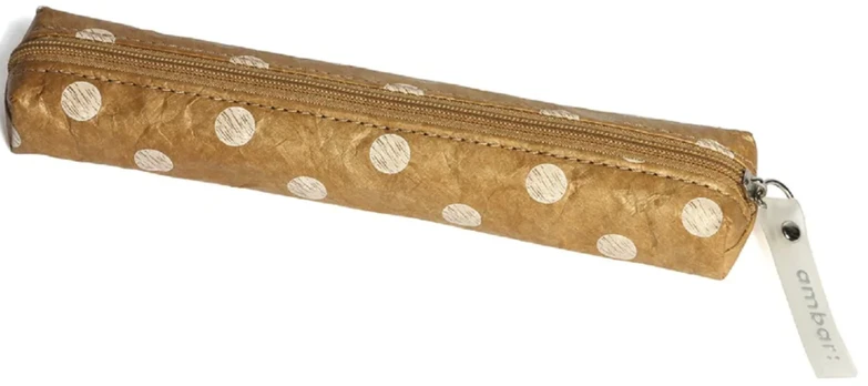 Pencil case Rectangular Fina Pure White Dot