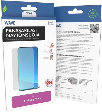 Wave panssarilasi, suora, Nothing Phone (3a) / Nothing Phone (3a) Pro