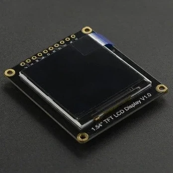 TFT LCD ekranas, 1.54' 240 x 240 px IPS, su Micro SD kortelės lizdu, DFRobot DFR0649