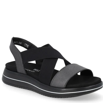 Basutės moterims, Juoda, SANDALS