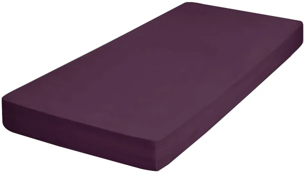 Riposo Trikotažinė paklodė su guma Dark plum 200x200 cm