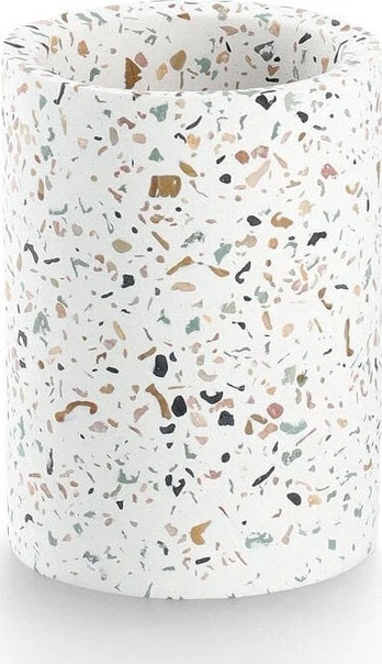 Puodelis na szczoteczki TERRAZZO, Ø 8,2 cm