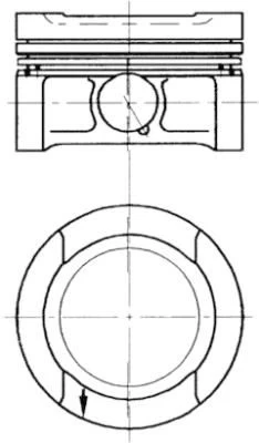 Stūmoklis KOLBENSCHMIDT 94503700