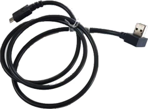 „Zebra“ USB-C KABELAS SU 90 LAIPSNIŲ lenkimu USB-C ADAPTERyje