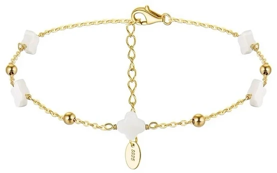 Kojos grandinėlė Clover Gold