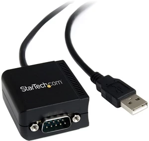 Adapteris StarTech USB to Serial RS232 ICUSB2321FIS USB, RS-232 female, 2.5 m, juoda