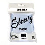Sleevy STANDARD – Clear (100 sleeves 63,5x88 mm) kaina