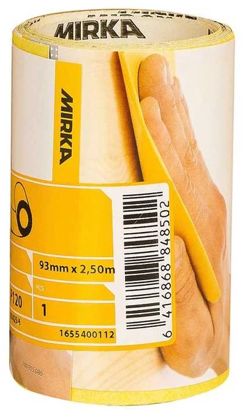 Mirka Slīpmateriāls mirox 93mm x 2,5m 120
