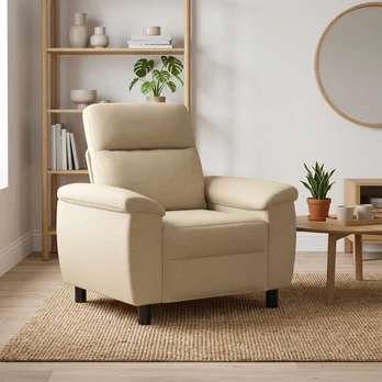 Sofa Kreminė 95 x 90 x 95 cm Audinys