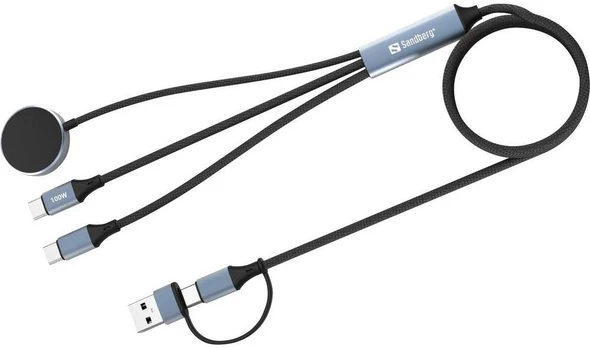 Sandberg 3in1 Travel Charge Cable 100W