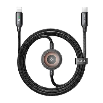 MCDODO INDUKCINIS ĮKROVIKLIS APPLE WATCH 2IN1 KABELIS IPHONE LIGHTNING