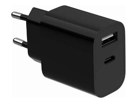 USB įkroviklis Gembird TA-UC-2AC12-01-BK, 2 prievadai