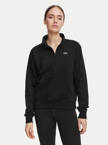 Under Armour Džemperis Ua Rival 6013549 Juoda Regular Fit