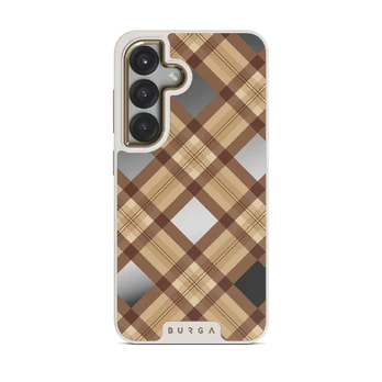 Coffee Break - Samsung Galaxy S25 Case, Elite Mirror Light (Magnetic) / Gold