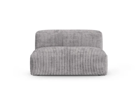 Modul Armless, "Martina", 1 Seat, 132x120x75, Light Grey