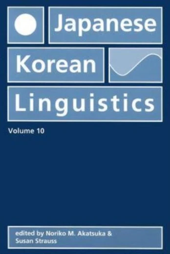Japanese/Korean Linguistics, Volume 10