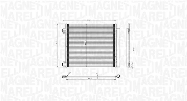 Kondensatorius, oro kondicionierius MAGNETI MARELLI 350203832000
