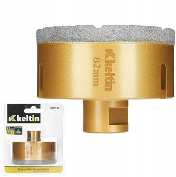 Keltin Deimantinis skylių pjūklas keramikos dirbiniams 82 mm M14 (30)