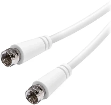 Vivanco cable SAT F 3m, white