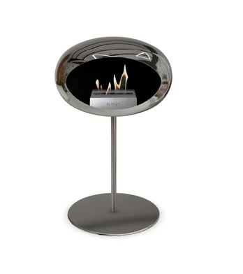 LE FEU CHROMED SILVER GROUND STEEL LOW pastatomas biožidinys