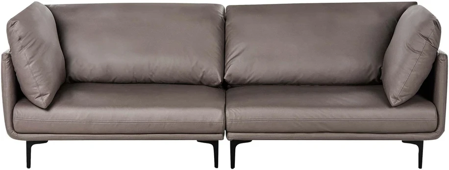 Beliani Trivietė sofa REVSNES ruda