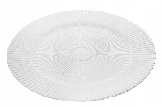 Padėklinis padėklas iš plastiko, baltas