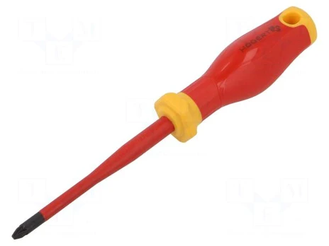 Phillips screwdriver PZ2 100 mm, 1000V, SLIM, S2