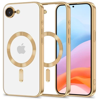 Dėklas Tech-Protect Magflex Magsafe iPhone SE 4 2025 shiny auksinis